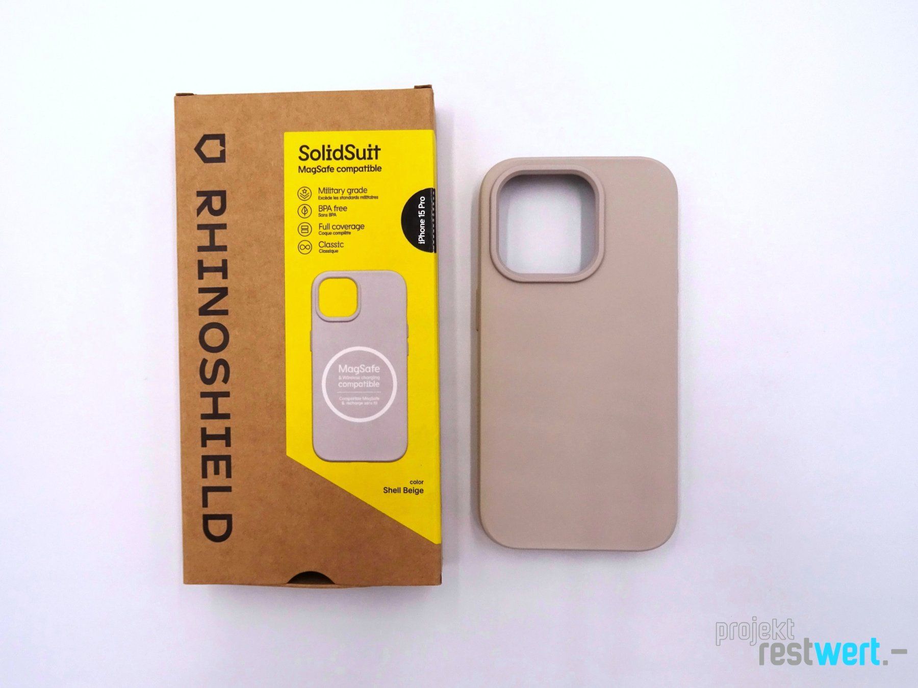 Covers & Schutzfolien: Handyhülle iPhone 15 Pro von RHINOSHIELD – Neu (gemäss Beschreibung) aus Bülach von restwert_buelach