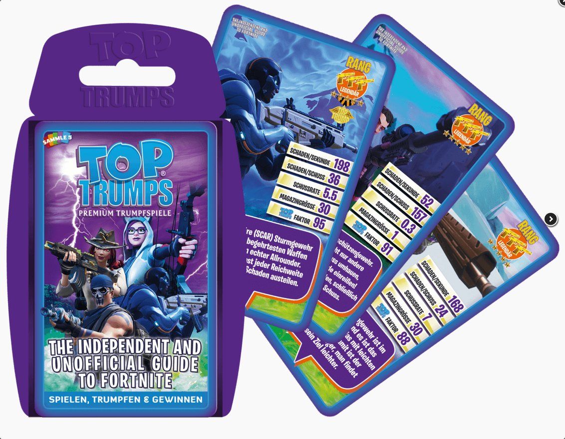 Giochi: Top Trumps Quartett / Fortnite – Nuovo e nell'imballaggio originale da Oensingen venduto da Liquidations-Shop