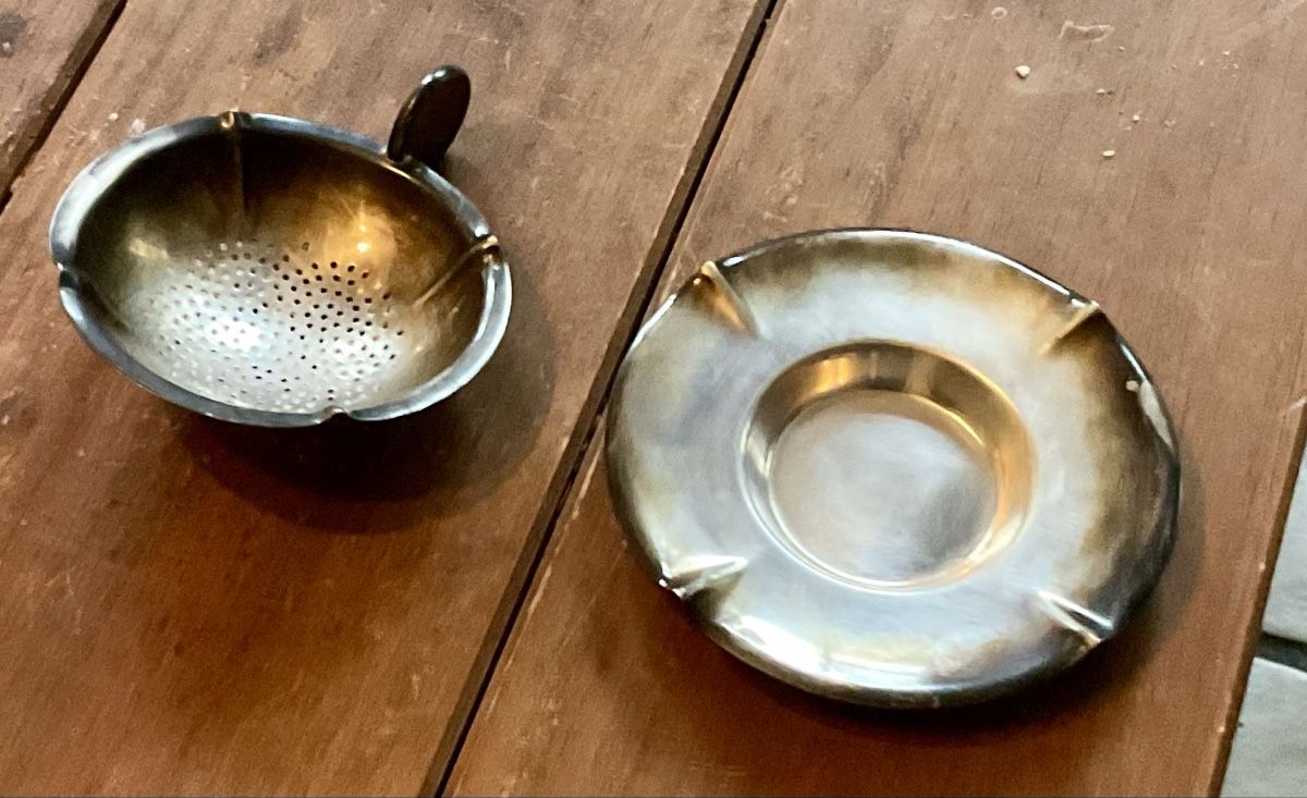 Sottobicchieri: Vintage Teesieb und Untersetzer Set – Usato da Endingen venduto da nathan05 2