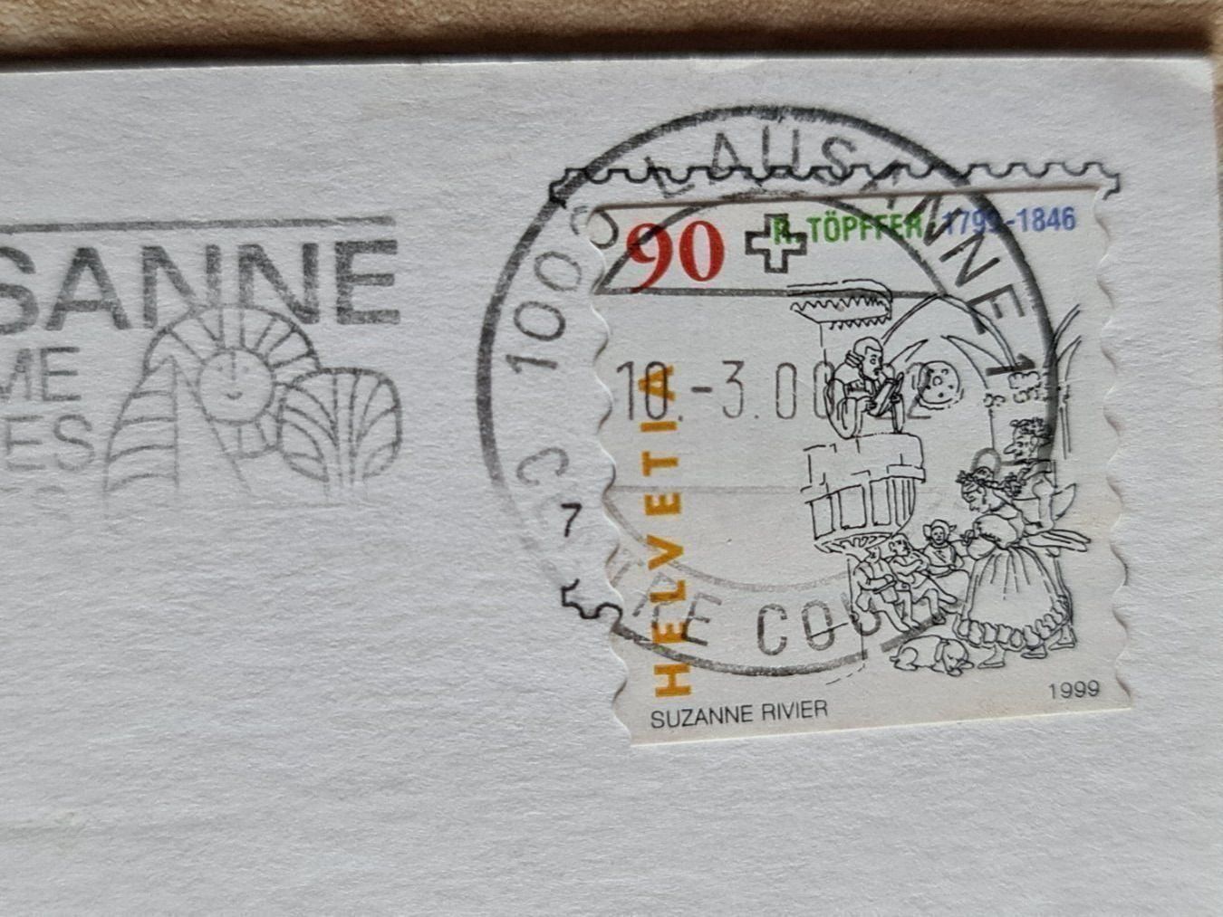 Cartoline postali: Ansichtskarte Nyon sur lac léman Waadt 2000 – Usato da Dintikon venduto da Vexi 1