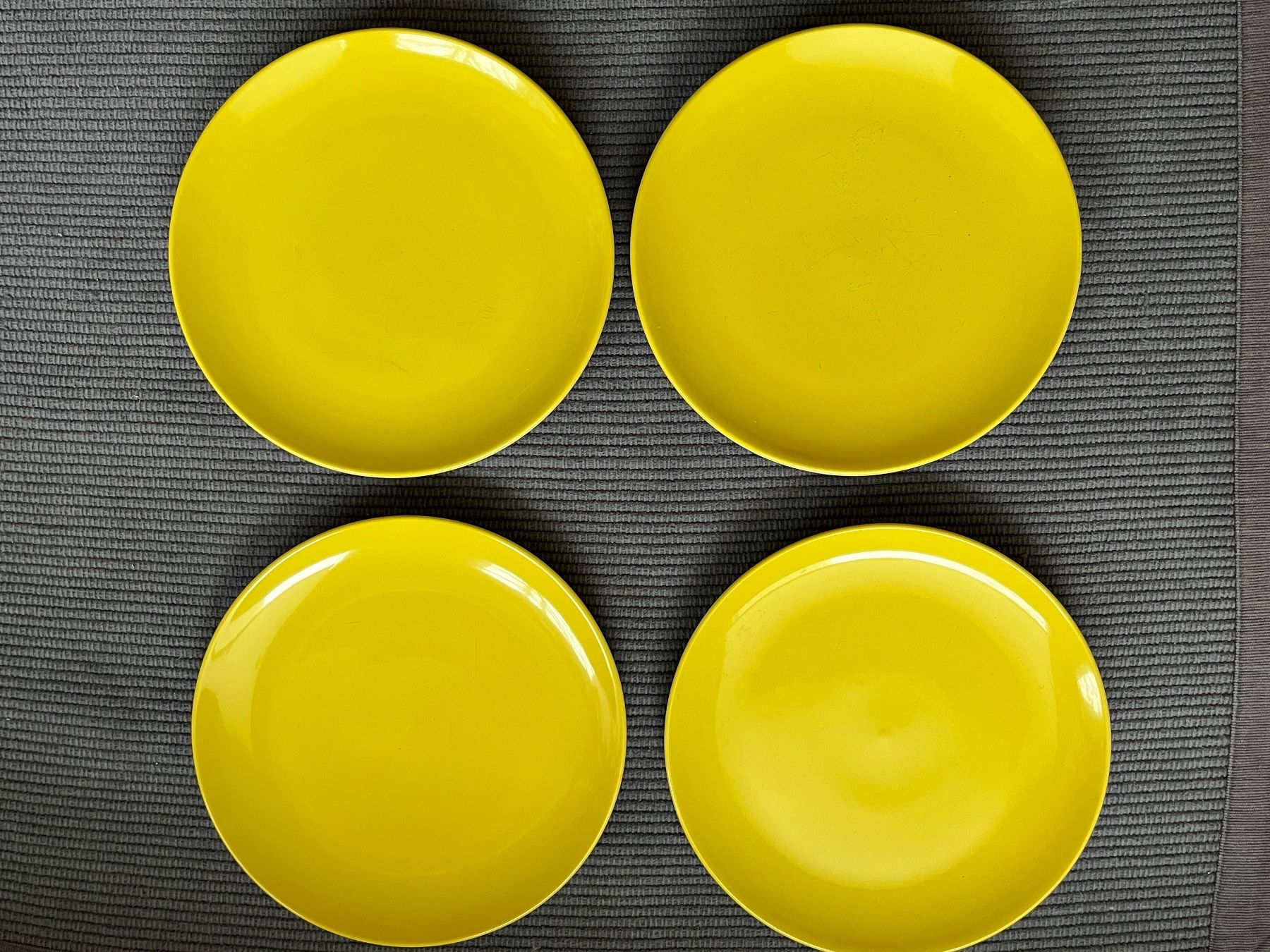 Teller: 4x Teller gelb Ø20cm, Annaburg – Gebraucht aus Zürich von Gurkis