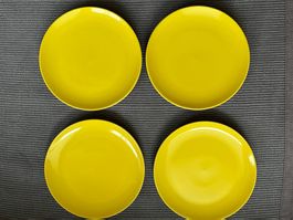 4x Teller gelb Ø20cm, Annaburg