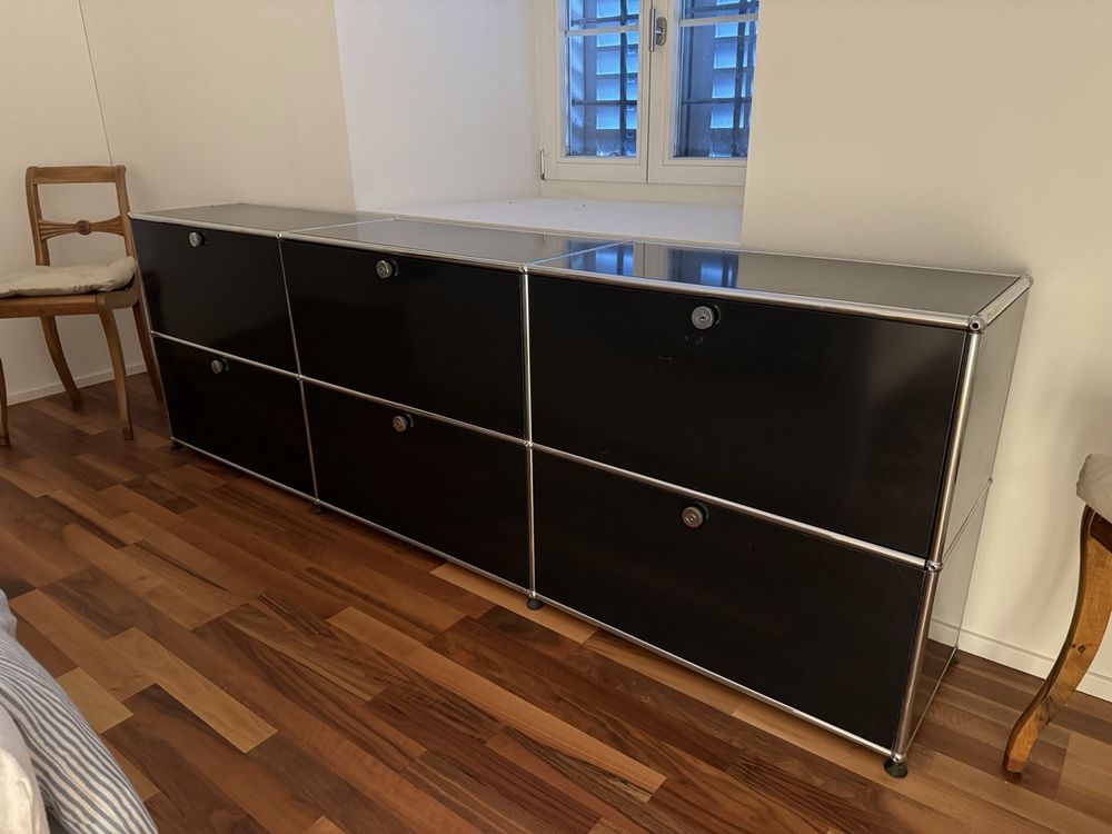 USM Möbel schwarz (Gebraucht) in Meggen für CHF 750 – nur Abholung auf ...