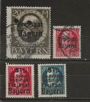 Bayern surchargé Freistaat 1919