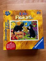Katzen-Puzzle Flokati mit teils stoffigen Teilen (250)