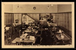 AK Bern, Restaurant Löwen, Inh. F. E. Krähen, Innenansicht