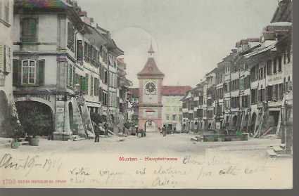 Cartoline postali: carte postale Murten Morat – Usato da Sorvilier venduto da carose01