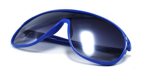 Occhiali & Lenti: Aviator NuRave Shield Sonnenbrille nu05 blau – Nuovo e nell'imballaggio originale da Illnau venduto da diy-shop 1