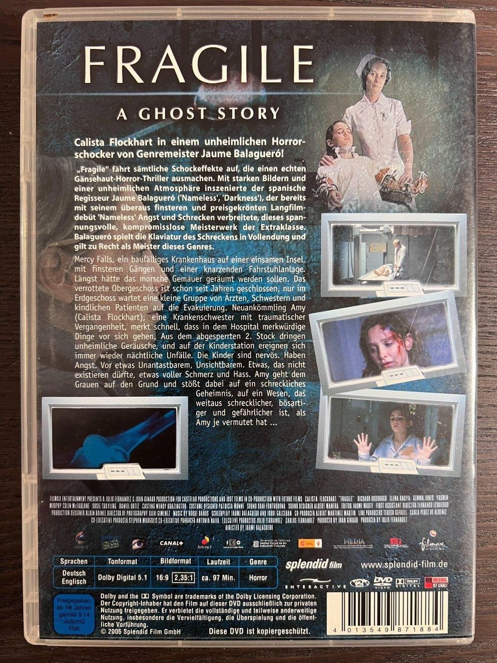 Tutti i DVDs: Fragile - A Ghost Story – Usato da Zürich venduto da FilmFreunde 1