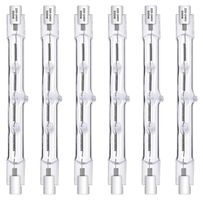 6 stück R7S Halogenlampe, 118 mm, 500 W, 230 V,dimmbar