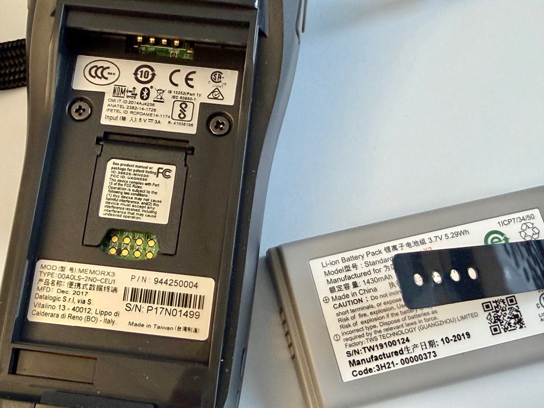 Scanner: Datalogic Memor X3 / Barcode Scanner – Gebraucht aus Einigen von Medicom-Pharma 5