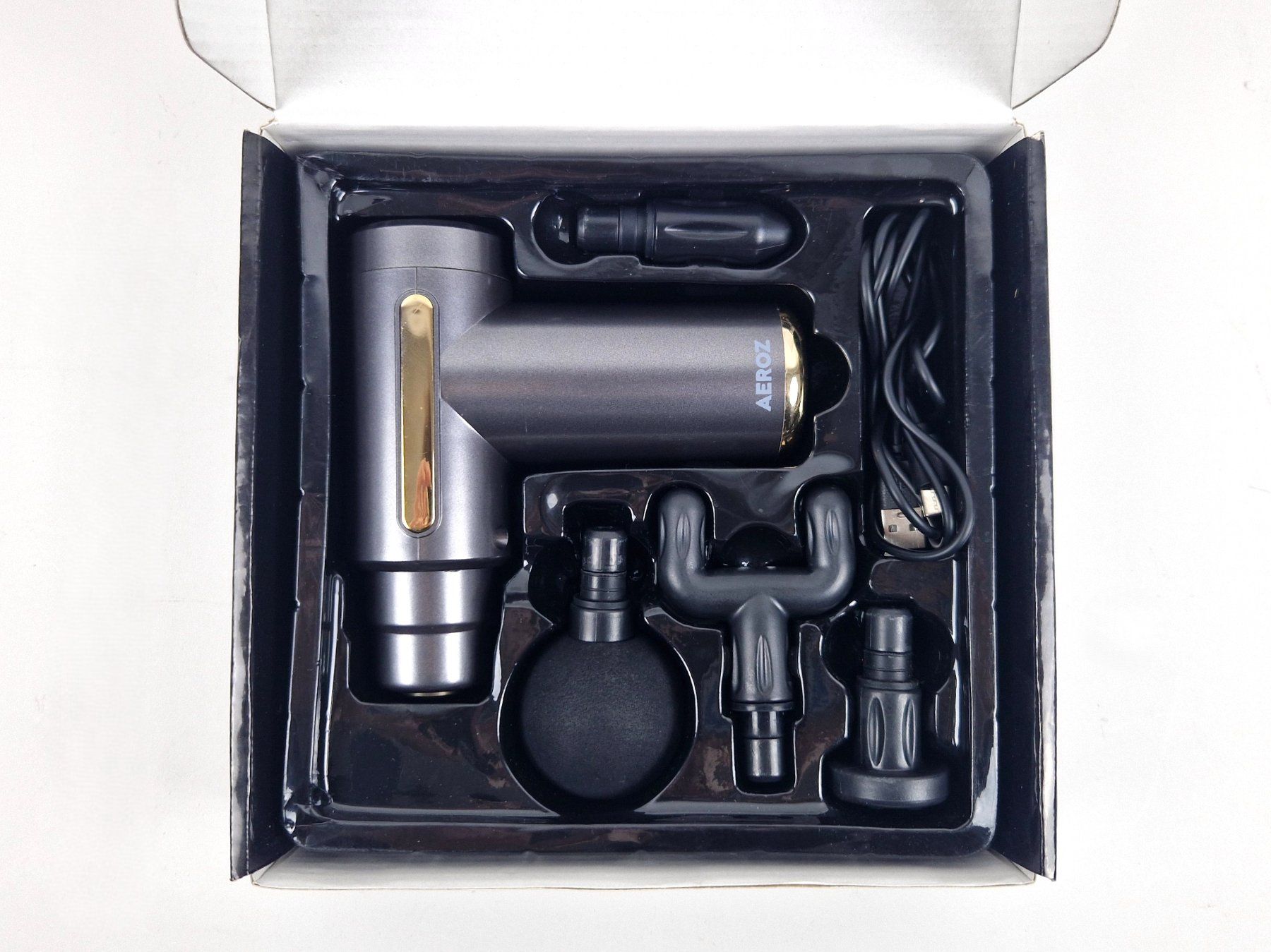 Dispositivi per massaggi: Aeroz MG-500 Massage Gun – Nuovo (secondo la descrizione) da Basel venduto da Restwert_Basel 1