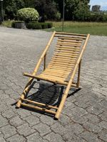 Chaise transat en bambou