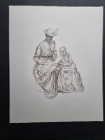 PAUL BODMER LITHOGRAPHIE SIGNIERT NUMMERIERT
