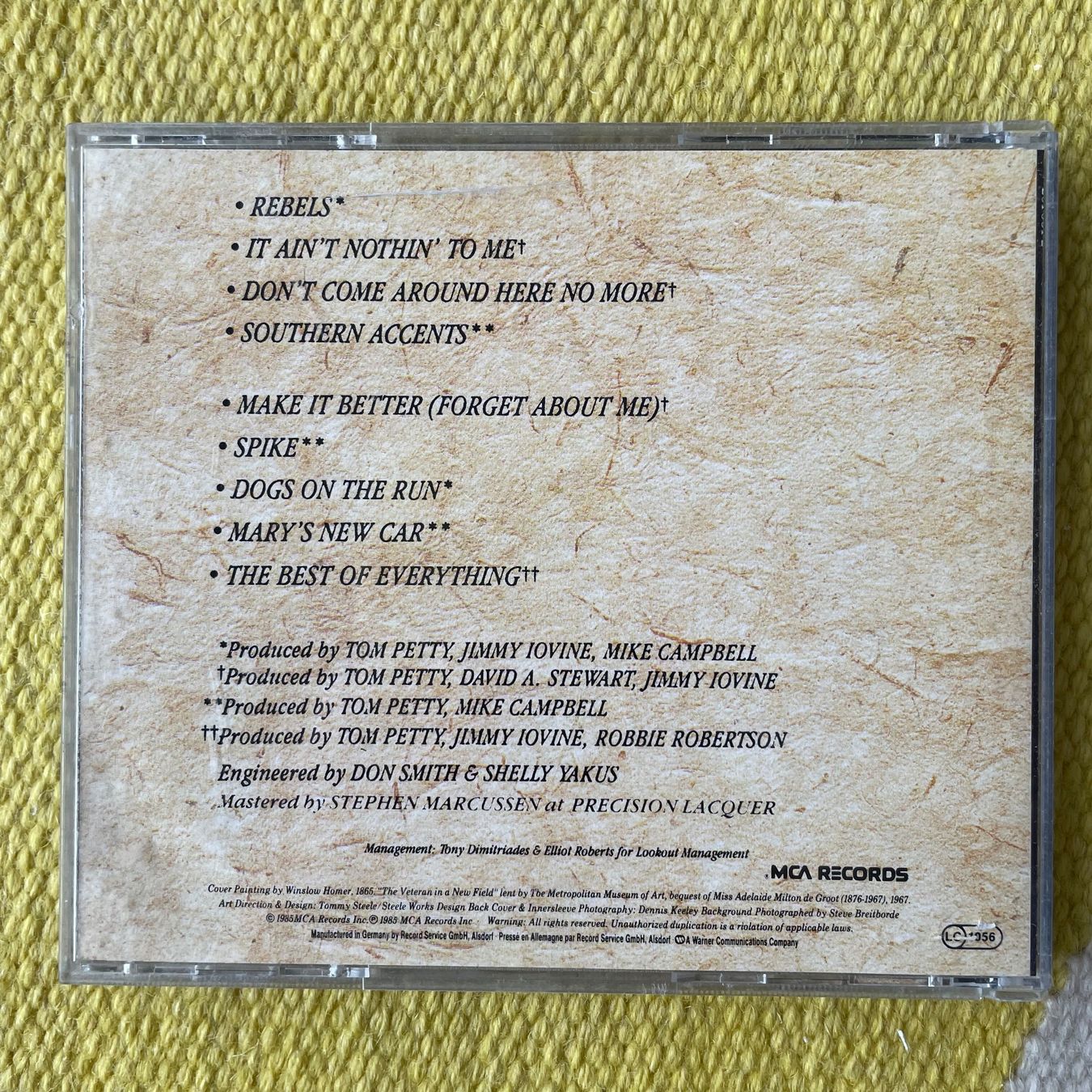 CDs: TOM PETTY&THE HEARTBREAKERS-SOUTHERN ACCENTS – Gebraucht aus Rorschacherberg von CD-Roli 1