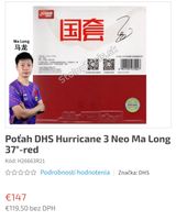 Tisch Tennis Belag - DHS Hurricane Neo 3 - 37° National