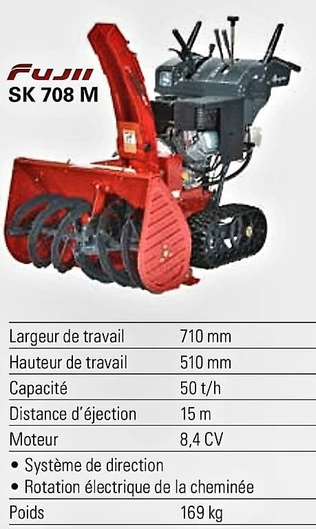 Schneeräumung: Fraiseuse à neige utilisée moins de 10x – Gebraucht aus Le Mont-sur-Lausanne von edelacre