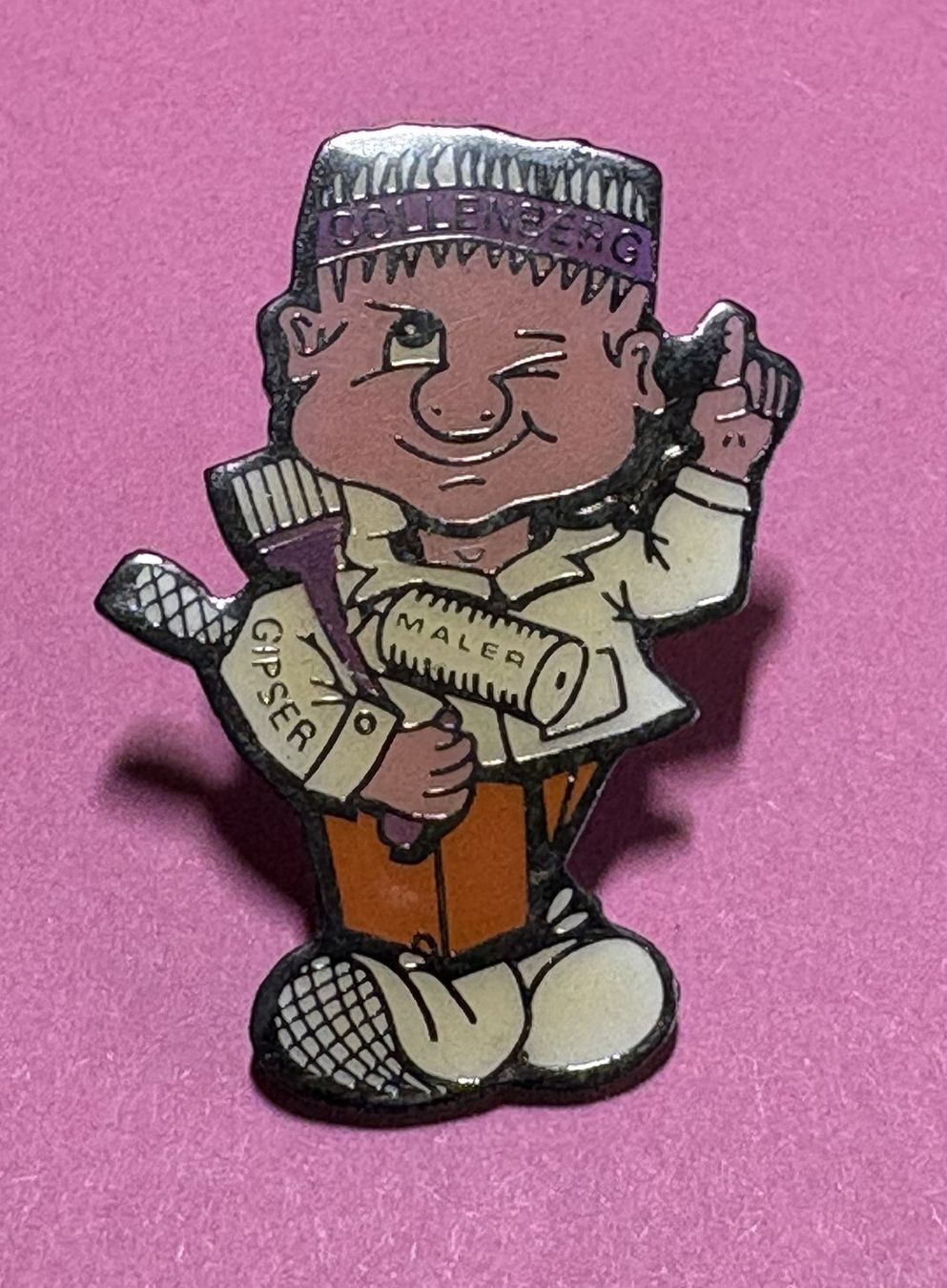 Placchette & Badge: Pin Collenberg-Maler-Anstecker, Gipser-Maler-Figur, – Usato da Basel venduto da adl_6y8g