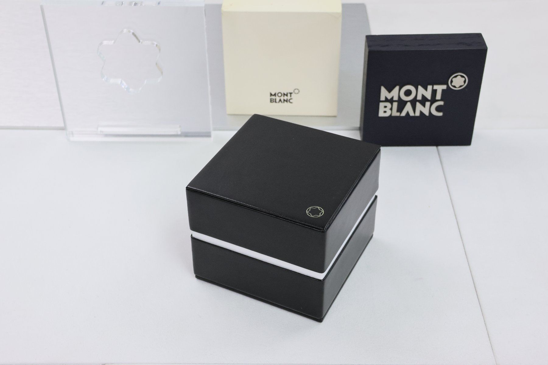 Montblanc Schmuckkästen: NEU - MONTBLANC original komplexes edles Leder-Schmuckbox – Neu und originalverpackt aus Kilchberg ZH von Luxury-Goods-CH 6