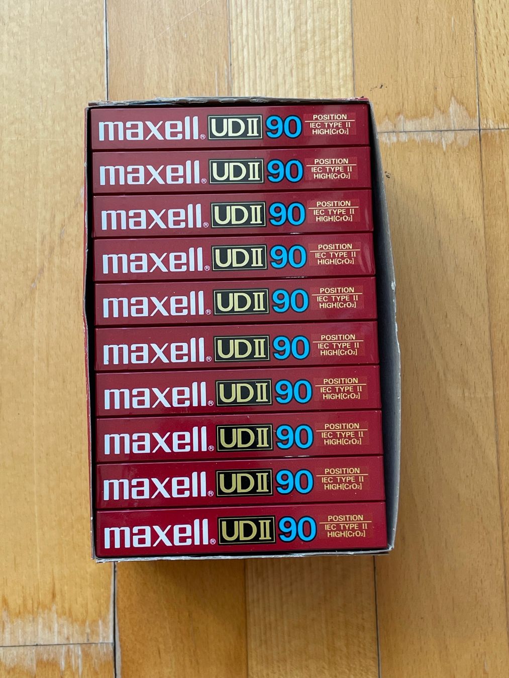 Kompaktkassetten: Maxell 90' Type 2 10x New seal + box – Neu und originalverpackt aus Zürich von le_souk