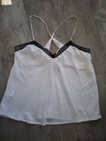 Damen Top weiss Zebra Gr. L