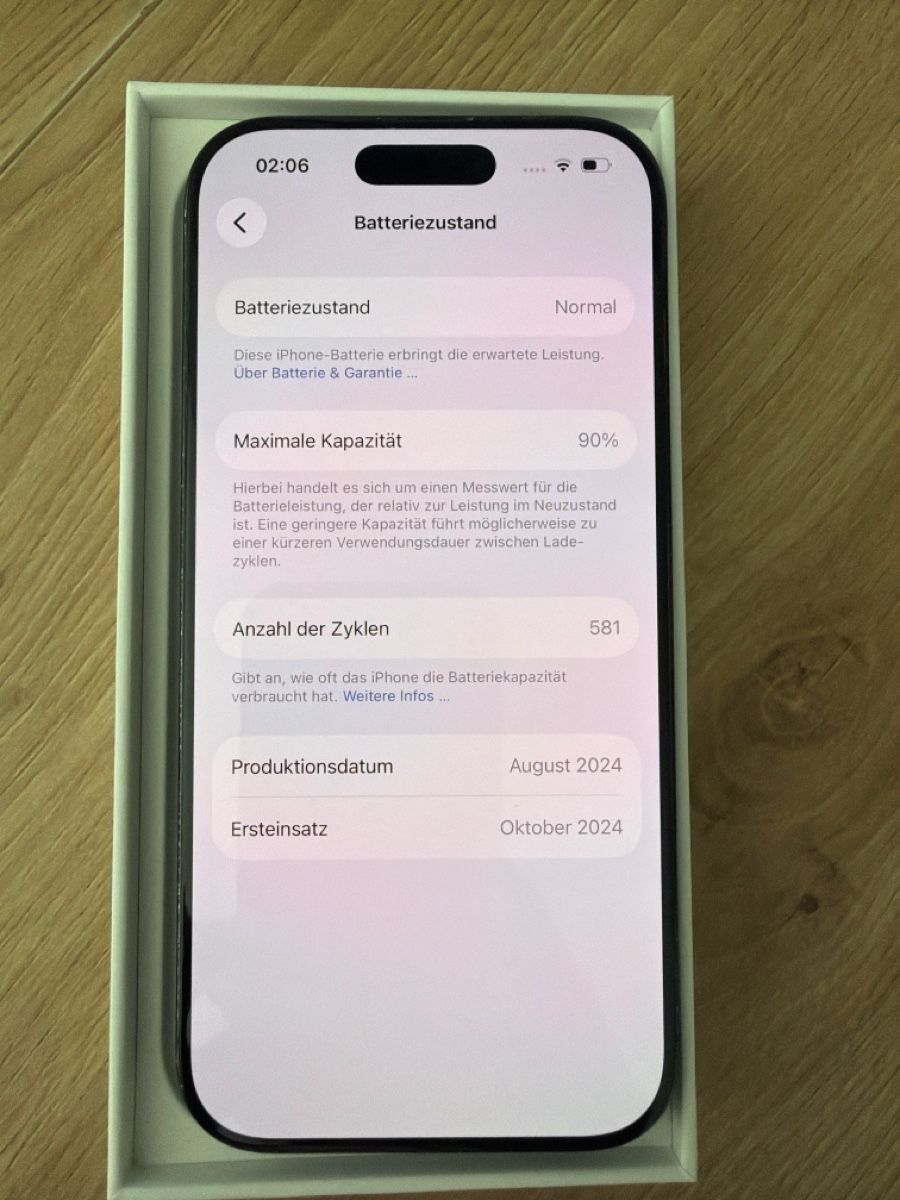 Apple Telefoni cellulari / Smartphones: iPhone 16 Pro 256GB Black Titanium mit Gebrauchsspuren – Usato da Dübendorf venduto da fra_kk6z 5