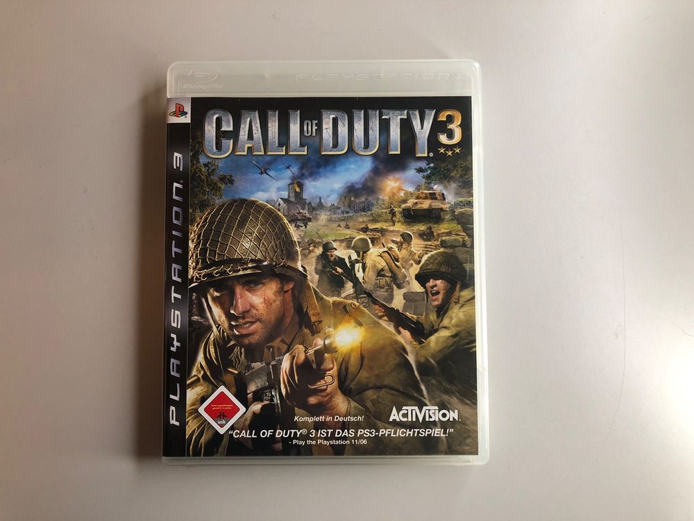 Call of Duty 3 - PS3 (Gebraucht) in St.gallen für CHF 5 – mit Lieferung ...
