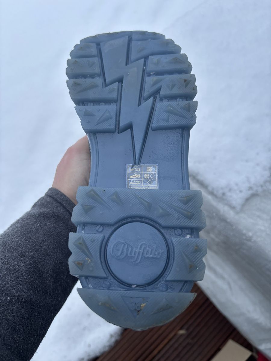 Buffalo Scarpe da donna: BUFFALO Aspha NC Mid Glitzer Boots blau/silber – Usato da Esslingen venduto da Sereno3 3