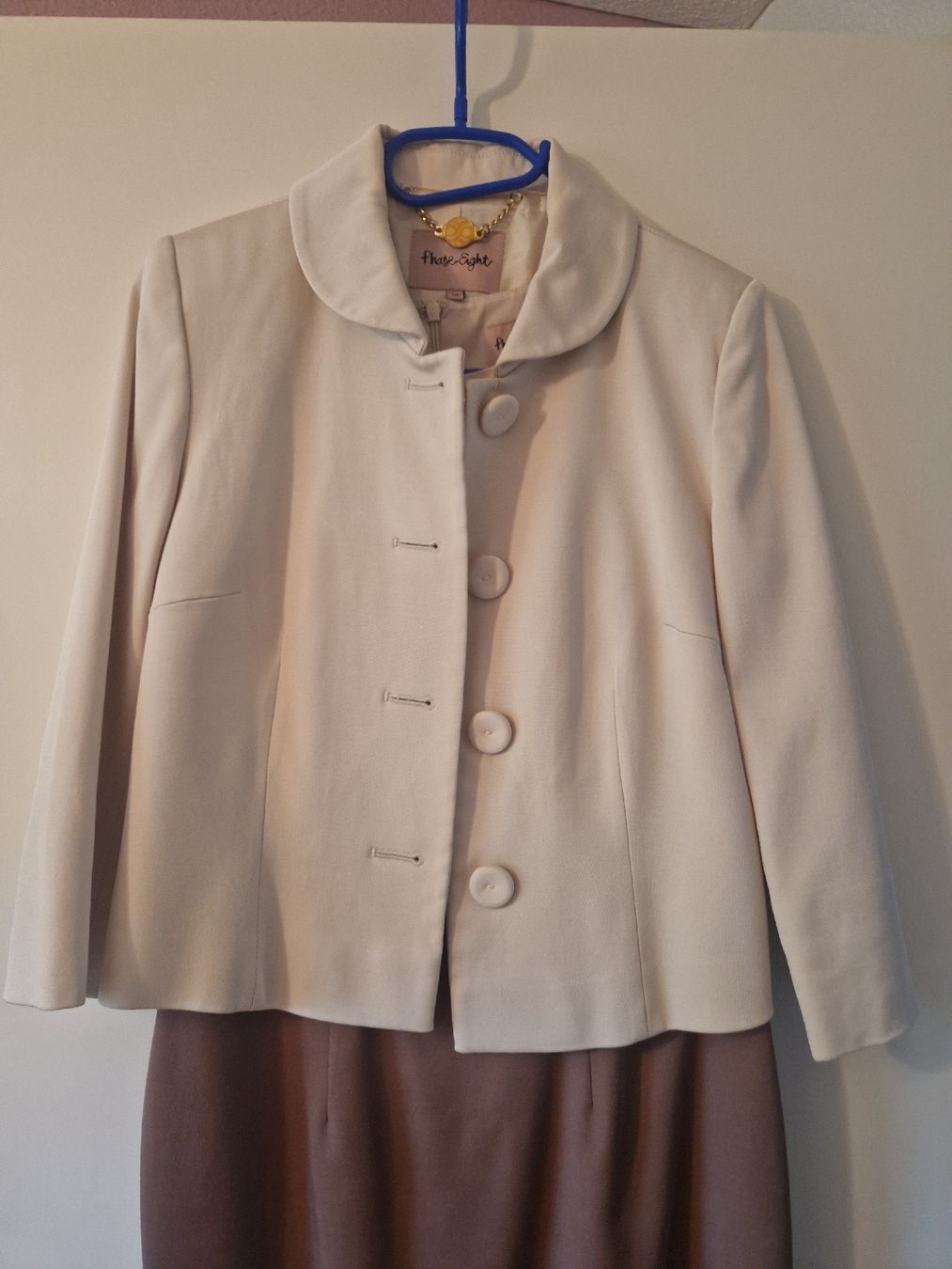 Phase Eight Vestiti: Phase Eight Kleid mit Jäckchen beige braun M – Nuovo e nell'imballaggio originale da Ebikon venduto da kov_9vqb 1