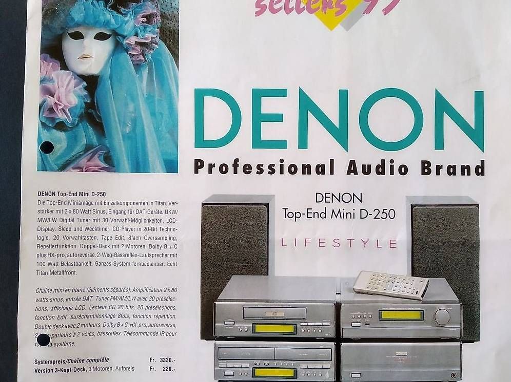 CD: D E N E O N HIGH-END MINI SYSTEM UPC 250 – Usato da Sarnen venduto da rem_l7bp