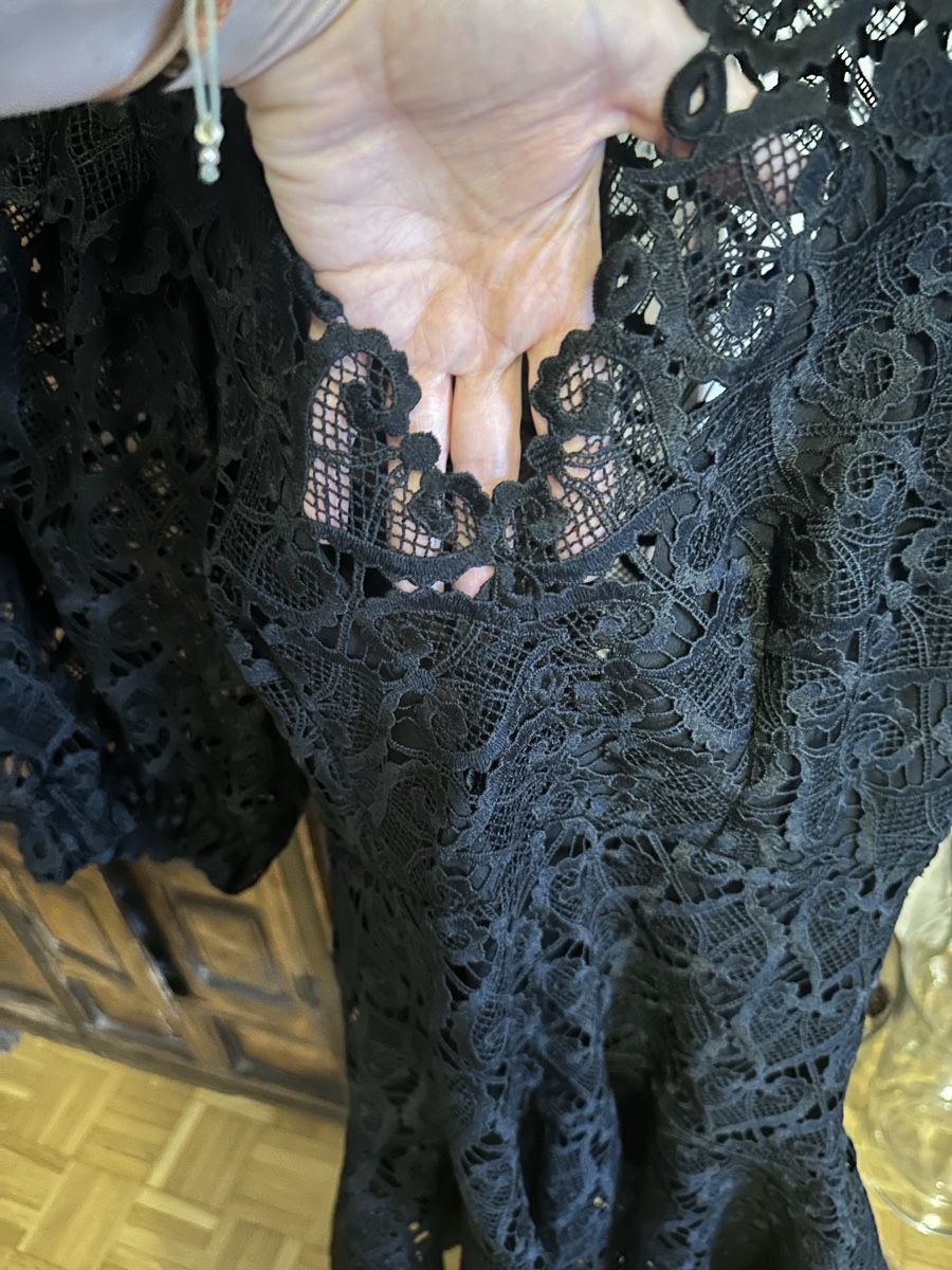 Sandro Kleider: Robe Sandro noire en dentelle, taille 36 - Élégante! – Neu (gemäss Beschreibung) aus Versoix von sne_zx2d 2