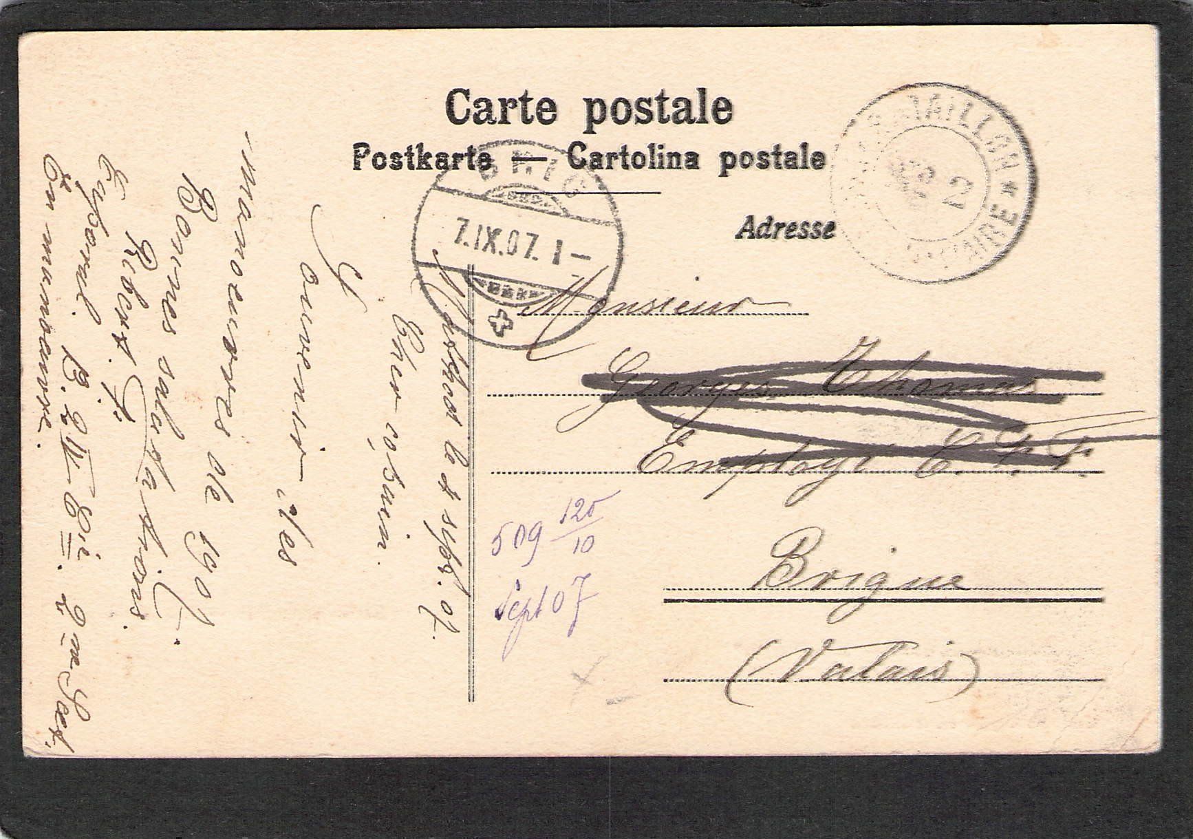 Ansichtskarten: -Schweiz. Militär , Abkochen , 1907 – Gebraucht aus Reichenburg von Pipo-67 1
