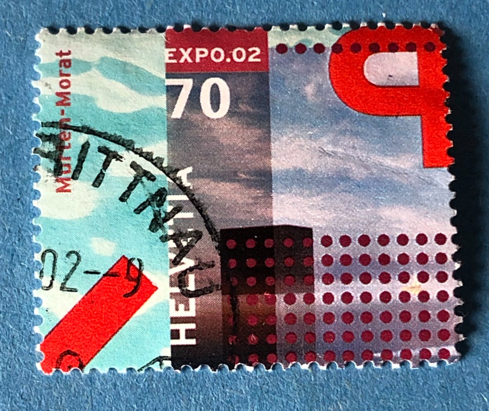 Alle Briefmarken: Nr.1042 GESTEMPELT Arteplage Murten 2002   – Gebraucht aus Aarau von Billa007