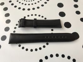 MONTBLANC ORIG. - BRACELET CUIR NOIR - 20/18 MM - NEW !!!
