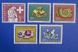Serie Pro Patria 1958 postfrisch **,  - SBK: 10.-.