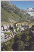 Gletsch   VS   -  Furka-Oberalp-Bahn / Dampfbahn