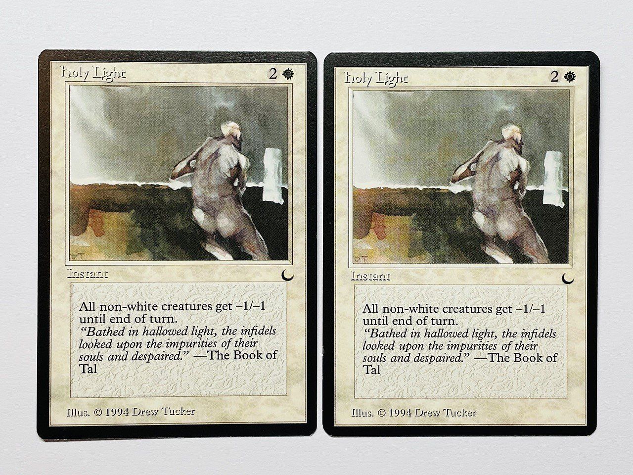 Magic The Gathering Carte collezionabili: Magic The Gathering Holy Light 2x The Dark – Usato da Duggingen venduto da nad_6yzh