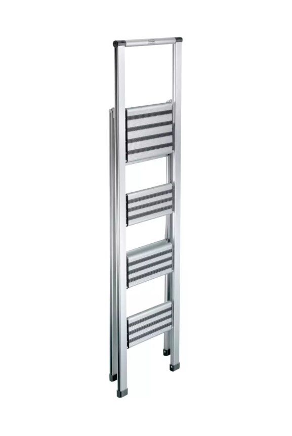 Scale: technocraft Alu-Klappleiter SLIMSTEP, 4 Stufen – Nuovo e nell'imballaggio originale da Koppigen venduto da Bracher_Mail-House 1