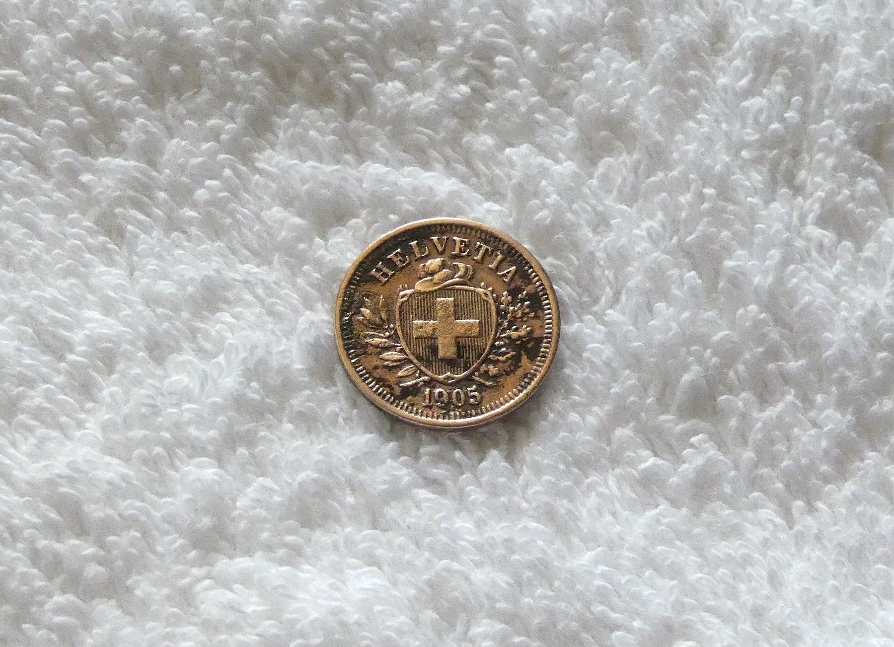Tutti le monete: 1 centime/Rappen 1905 – Usato da Nyon venduto da Ilmi09