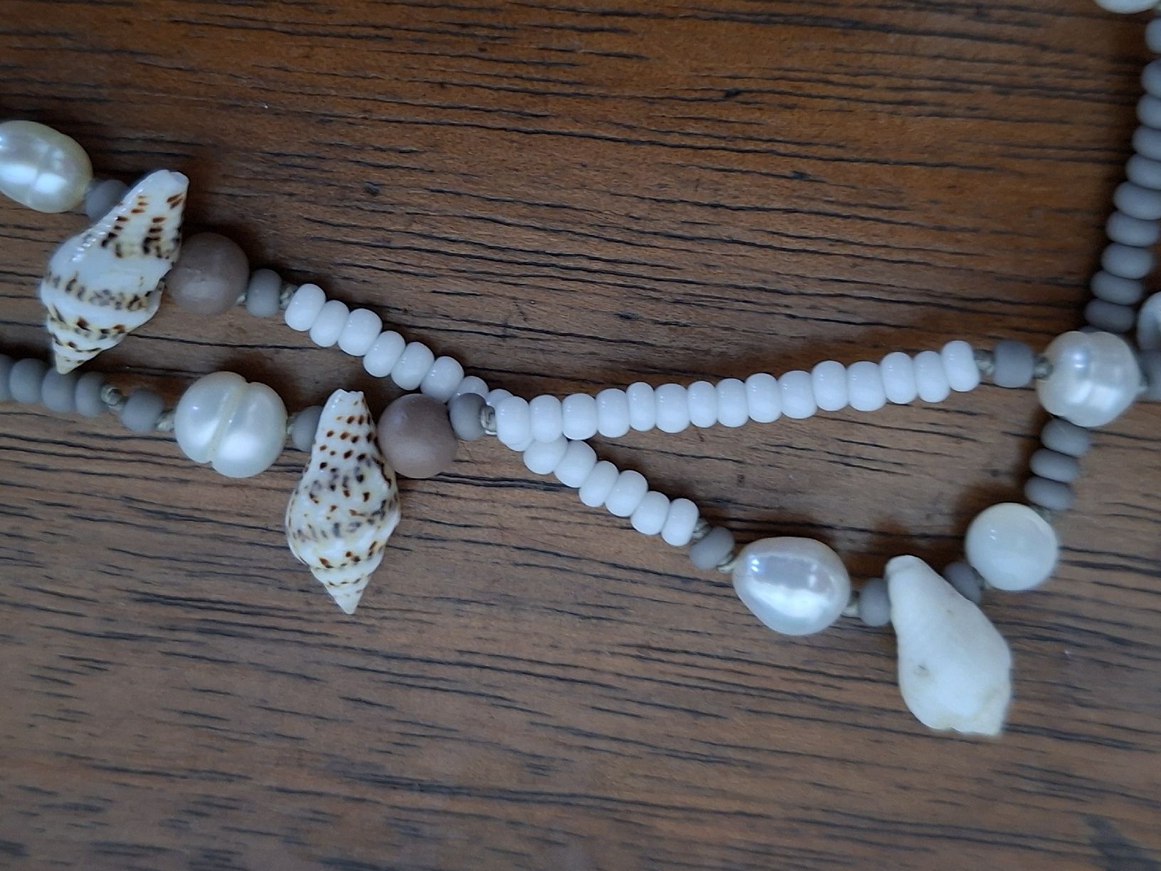 Catenine: Muschelkette Mala Kauri Perlen Perlmutt – Nuovo (secondo la descrizione) da Remetschwil venduto da littleredboots 4