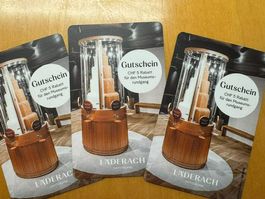 3 Gutscheine für Läderach Museumsrundgang für je 5.-