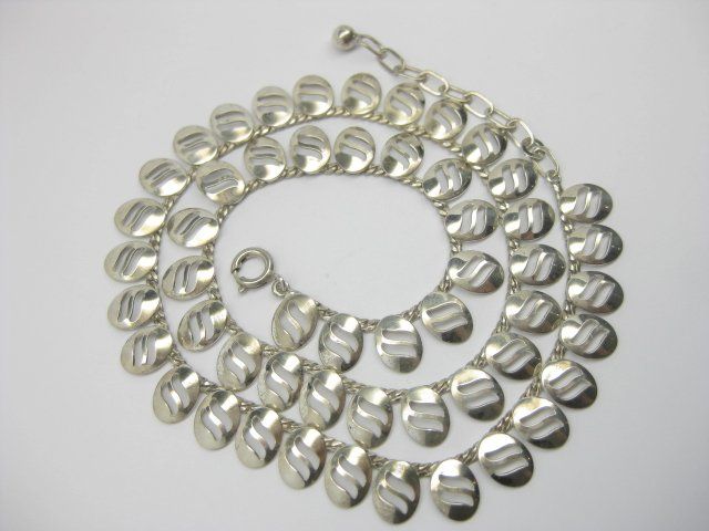 Catenine: Vintage Antik Kette Collier Silber 835 + MP – Usato da Ermatingen venduto da Decovin 4