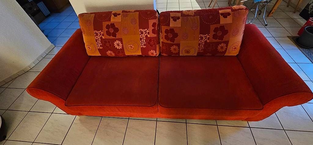 Sofas: Sofa Couch 3 Sitze Rot no Rolf Benz – Gebraucht aus Rottenschwil von MJA 3