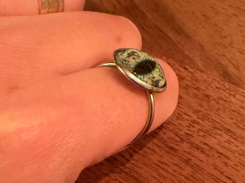 Anelli: Ring mit Katzenauge – Nuovo (secondo la descrizione) da Gams venduto da Mariawicca 7