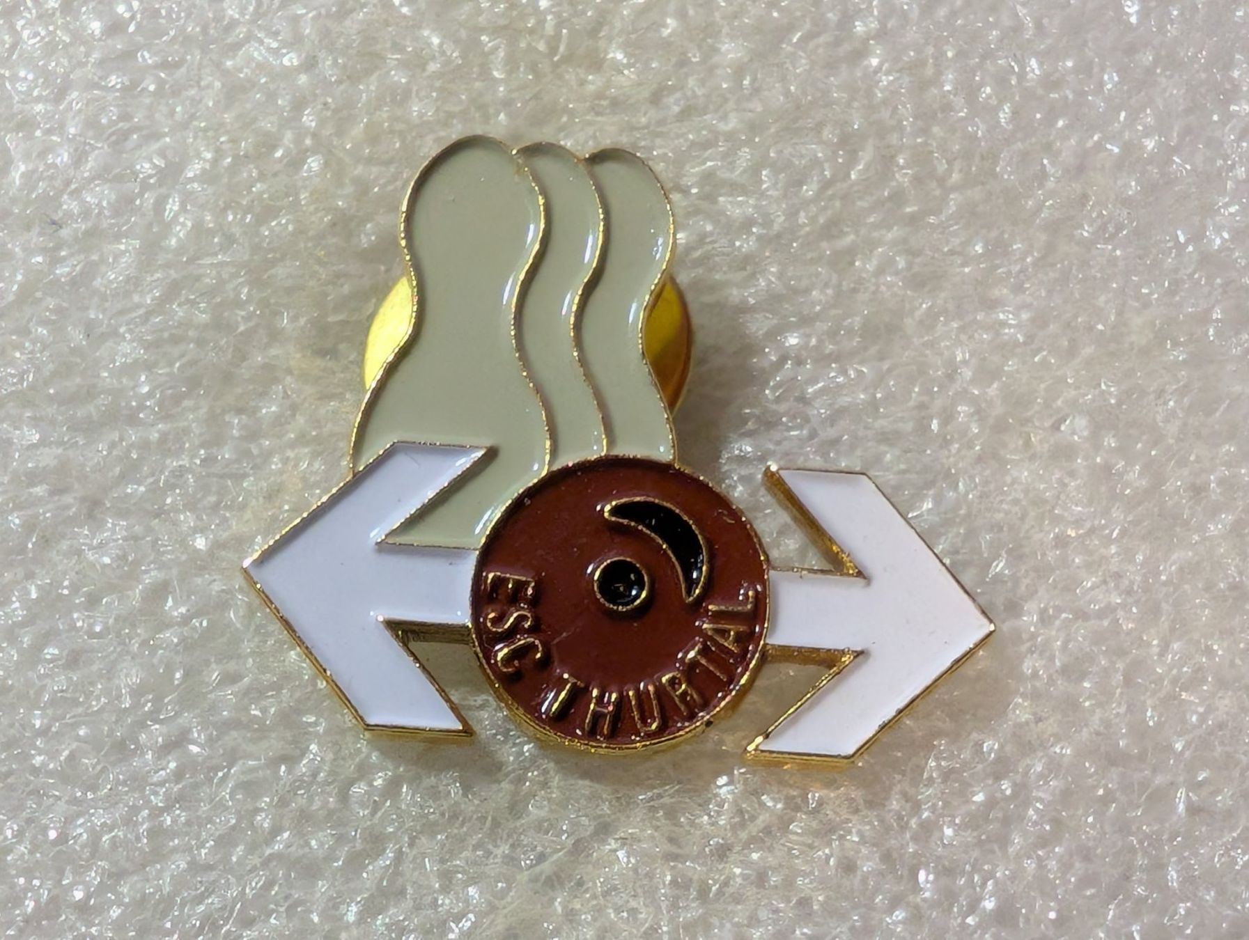 Placchette & Badge: Ansteckpin 138: ESC Thurtal – Usato da Oppligen venduto da Pin-Fall-Shop