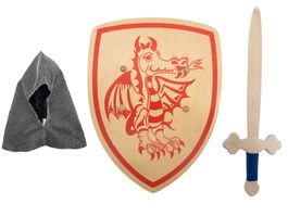 Ritter Set 3 Teilig Naturspielzeug