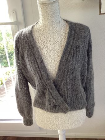 Gai + Lisva Strickjacke Alpaka grau S