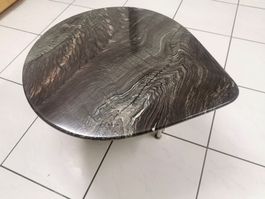Marmortisch, Tropfenform, Vintage, sehr edel