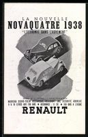Reklame für Auto Renault Novaquatre 193