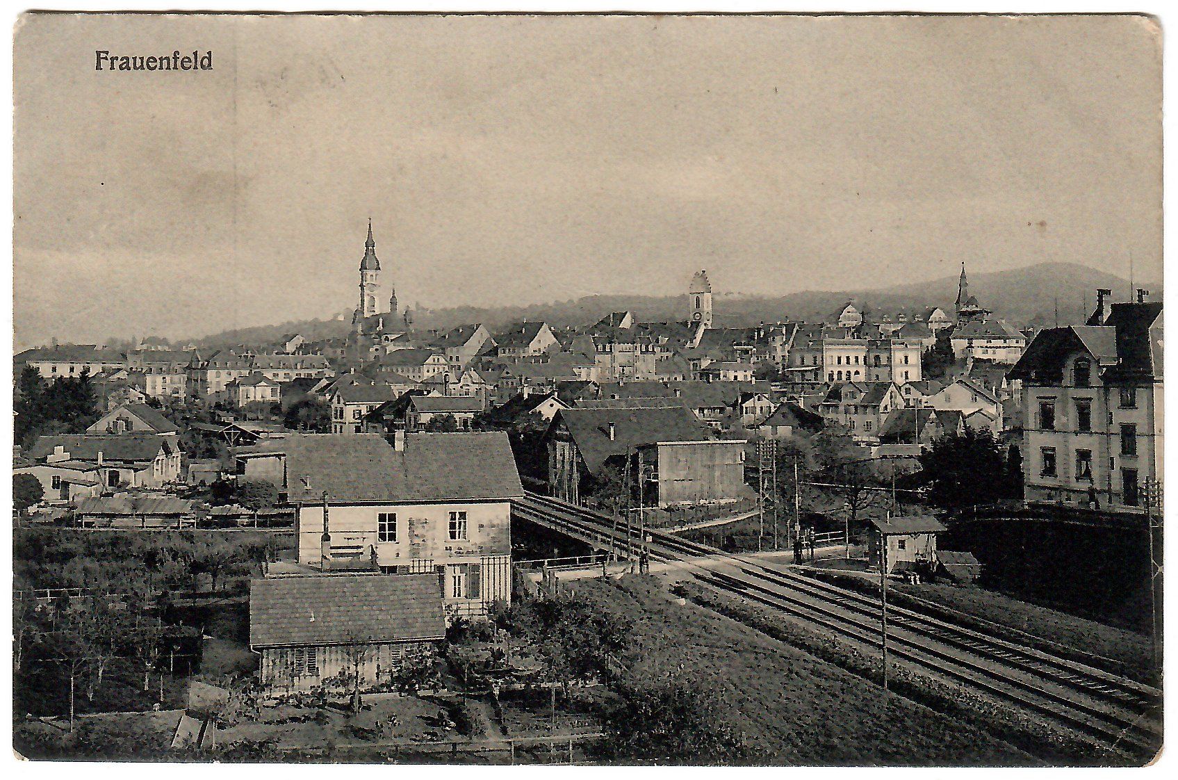 Cartoline postali: Ansichtskarte  Frauenfeld – Usato da Kerns venduto da etma3